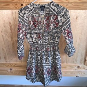 Rue21 paisley elephant retro tunic dress size S